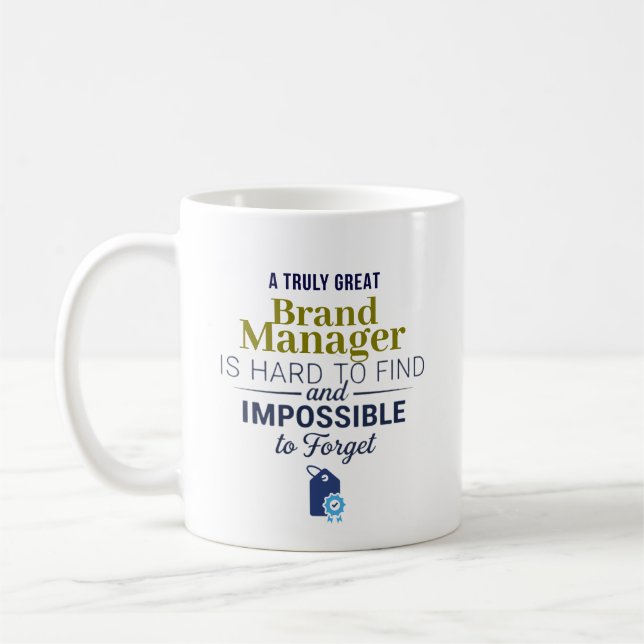 Toller Markenmanager-Personalisierte Namensgeschen Kaffeetasse (Links)