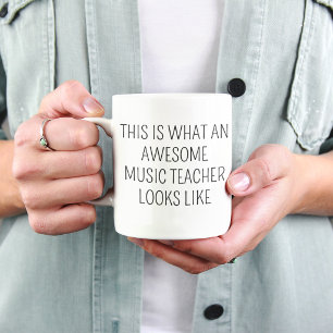 Toller Musiklehrer Sieht Wie Tasse Aus