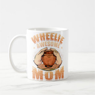 Toller Mutter-Ton-Keramik-Künstler-Frauen-Topf Kaffeetasse
