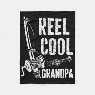 Toller Opa-Angler-Vater-Tags-Shirt Fleecedecke