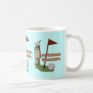 Toller Opa Golf Becher Kaffeetasse