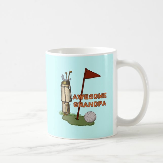 Toller Opa Golf Kaffeetasse (Rechts)