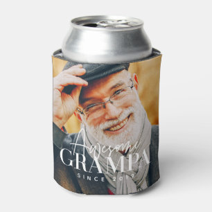 Toller Opa seit 20XX Einfaches Elegantes Foto Dosenkühler