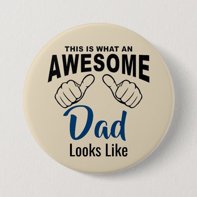 Toller Papa-Button Button (Vorderseite)
