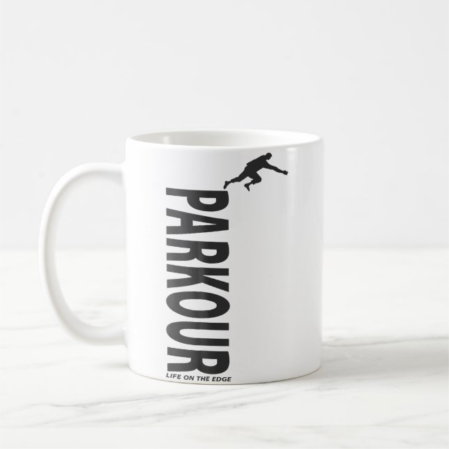 Toller Parkour 	 Leben Am Rand Kaffeetasse (Links)