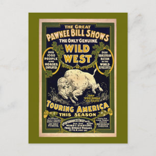 Toller Pawnee Bill 1903 - Vintage Wild West Postkarte