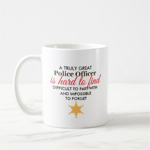 Toller personalisierter Namensgeschenk für Polizei Kaffeetasse