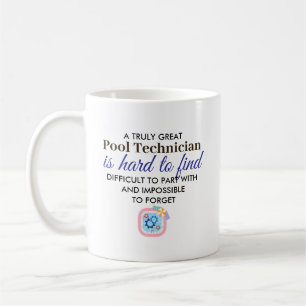 Toller Pool-Techniker personalisiertes Namensgesch Kaffeetasse