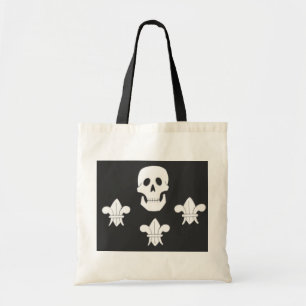 TOLLER ROGER-TOTENKOPF UND DREI LILIEN-FLAGGE TRAGETASCHE