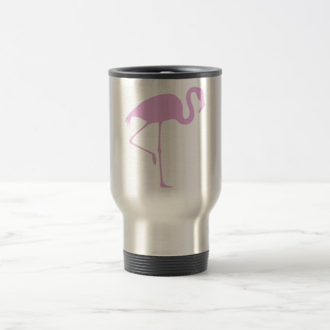 Toller rosa Flamingo Reisebecher (Mittel)