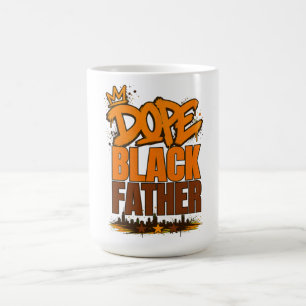Toller Schwarzer Vater Urbaner Graffiti Street Art Kaffeetasse