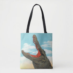 Toller Spaß Alligator Biss-Schultertasche