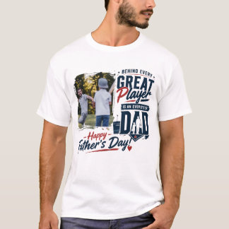 Toller Spieler-Vater trendiges individuelles Bildd T-Shirt