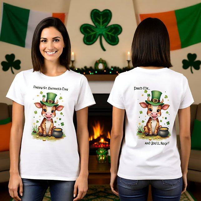 Toller St. Patrick's Day, absolut Glück T-Shirt (Cool St. Patrick's Day, Udderly Lucky T-Shirt)