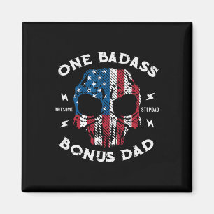 Toller Stiefvater Bonus Papa Vatertag Us Flagge To Magnet