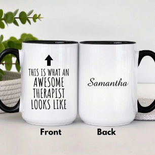 Toller Therapeut Sieht So Aus Lustig  Tasse