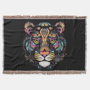 Toller Tigerkopf  Decke