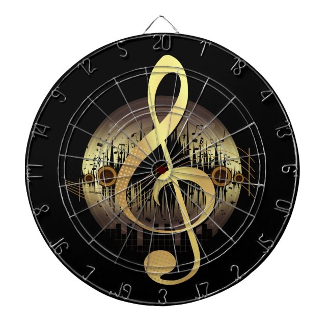 Toller Ton - Gold Dartscheibe (vorne)