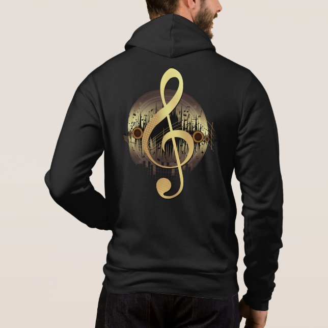 Toller Ton - Gold Hoodie (Rückseite)