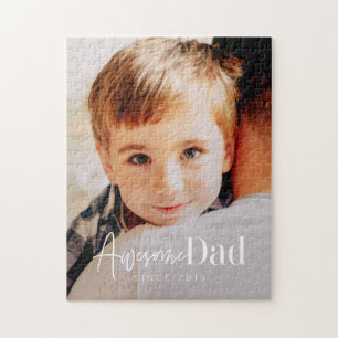 Toller Vater seit 20XX Modernes einfaches elegante Puzzle