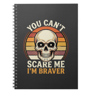 Tolleres Halloween-Totenkopf-Retro-Horror-Design_1 Notizblock