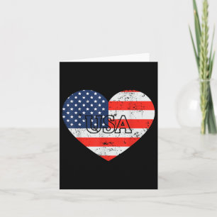 Tolles 4. Juli Amerika Herz Memorial Day Karte