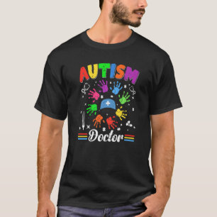 Tolles Autismus-Bewusstsein Unterstützender Arzt M T-Shirt