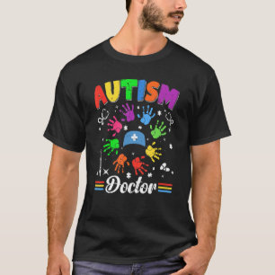 Tolles Autismuserkennung Unterstützender Arzt Männ T-Shirt