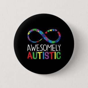 Tolles Autistisches Bewusstsein Autismus-Bewusstse Button
