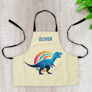 Tolles Blaues T-Rex Personalisiert Schürze