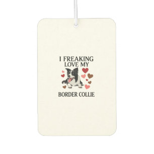 Tolles Border Collie Hund Herz_1 Autolufterfrischer