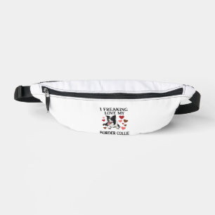 Tolles Border Collie Hund Herz_1 Bauchtasche
