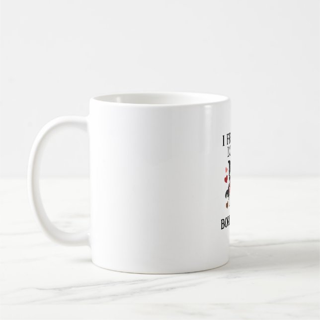 Tolles Border Collie Hund Herz_1 Kaffeetasse (Links)