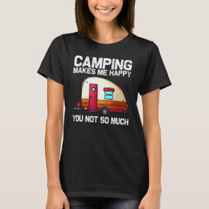 Tolles Camping für Männer Frauen Camper Wandern La T-Shirt