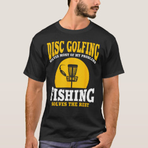 Tolles Disc-Golf- und Angelgeschenk T-Shirt