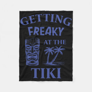 Tolles Feiern auf der Tiki-Luau-Ferieninsel Fu Fleecedecke