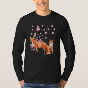 Tolles Fuchsliebhaber-Shirt Japanische Kirschblüte T-Shirt