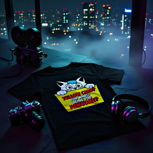 Tolles Gelbe Karte Katzen T-Shirt – Lustige Katzen