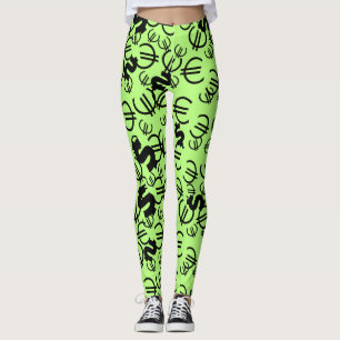 Tolles Geld Euro Dollar Muster Leggings