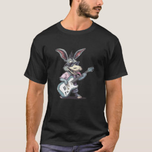 Tolles Gitarren-Esel-Outfit für Esel und Pferde T-Shirt