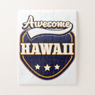 Tolles Hawaii-Sportlogo Puzzle