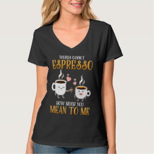 Tolles Java Süße Espresso-Trinker Pun T-Shirt