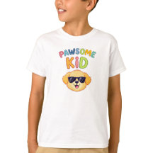 Tolles Kind Süßer Hund T-Shirt für Jungen Mädchen