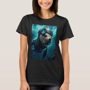 Tolles Kostüm für Seeotter Taucher-Otter 1 T-Shirt