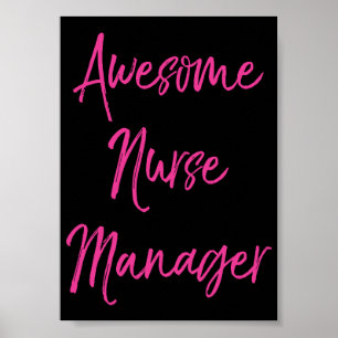 Tolles Krankenpflegemanager-Dankeschön Poster