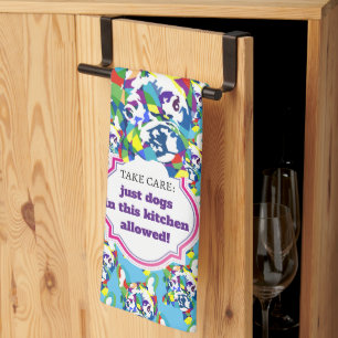 Tolles Küchengeschenk für Haustierfreunde Geschirrtuch