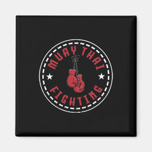 Tolles Muay-Thai-Kampfd Design Kickboxer MMA-Trai Magnet