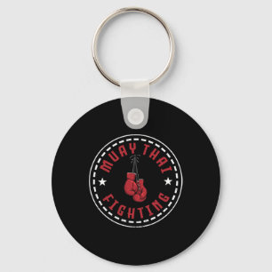 Tolles Muay-Thai-Kampfd Design Kickboxer MMA-Trai Schlüsselanhänger