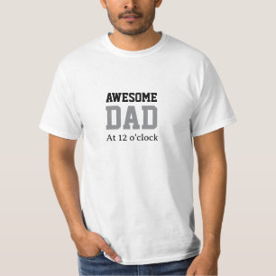 Tolles Papa auf 12 Uhr Lustiges T-Shirt Geschenk