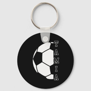 Tolles personalisierter Name Fußball Sport Kinder Schlüsselanhänger